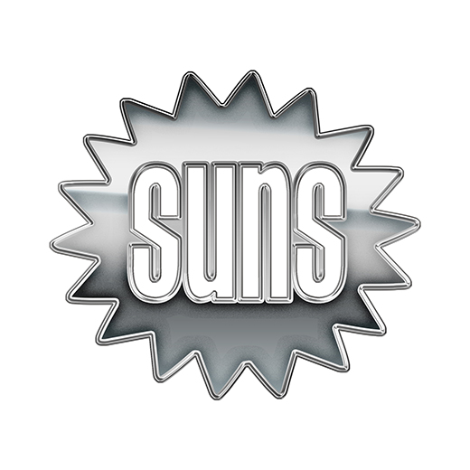 Phoenix Suns Silver Logo vinyl decal